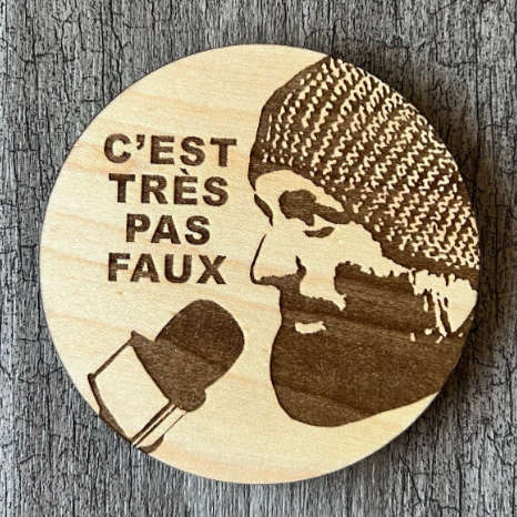 Un sous-verre en bois (C'est très pas faux)