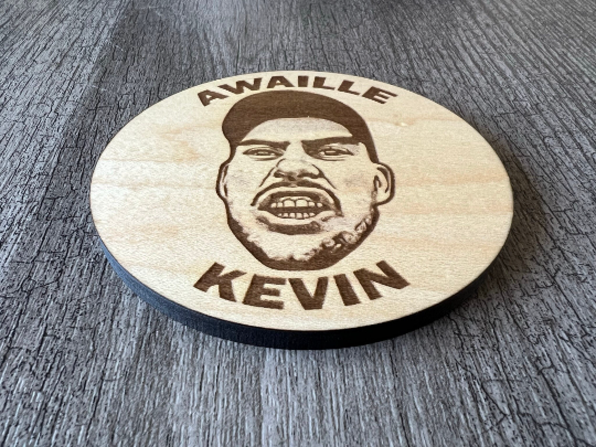 Un sous-verre en bois (Aweille Kevin)
